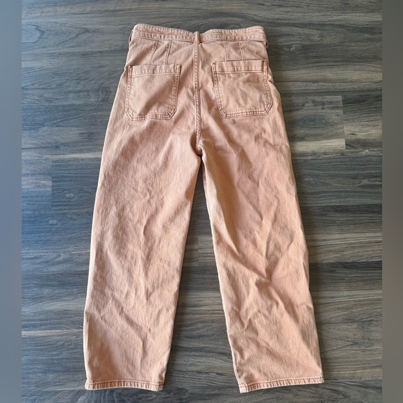 Anthropologie Pilcro The Column Straight Leg Jean Maize Orange color, Size 30 - Picture 8 of 8